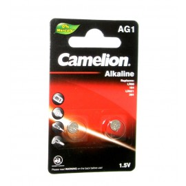 باتری سکه ای کملیون (Camelion) مدل Alkaline AG1 (کارتی 2 تایی)