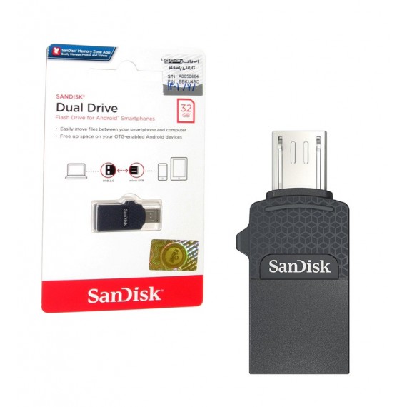 فلش SanDisk مدل 32GB Dual Drive USB OTG