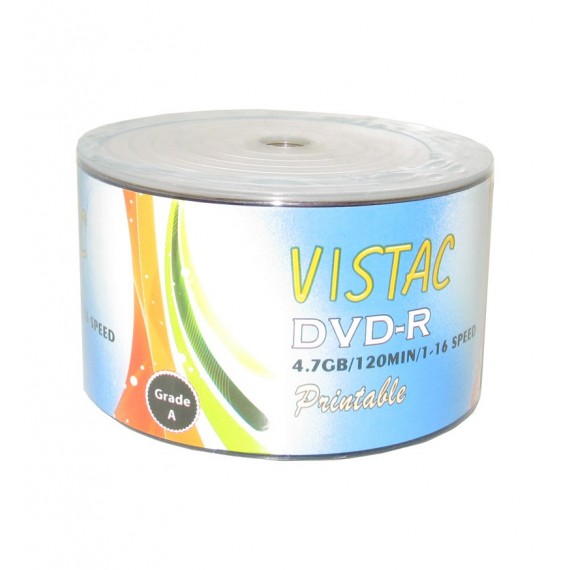 DVD خام پرینتیبل Vistac شرینگ 50 تایی