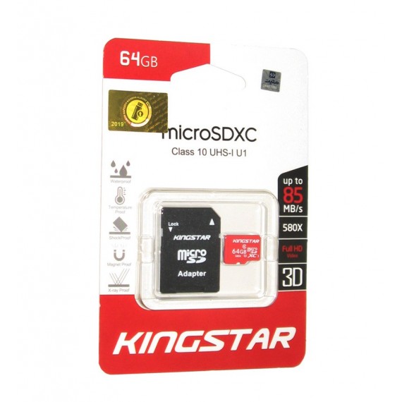 رم موبایل KingStar مدل 64GB 85MB/S 580X خشاب دار
