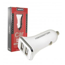 شارژر فندکی 2 پورت Hisoonton مدل HST-101
