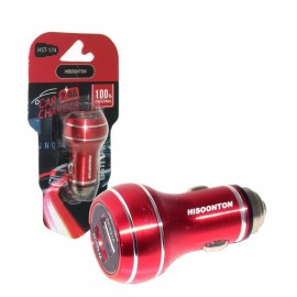 شارژر فندکی 2 پورت Hisoonton مدل HST-174