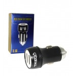 شارژر فندکی 2 پورت Treqa مدل CC-311