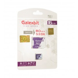 رم موبایل GalexBit مدل 16GB MicroSD 80MB/S 533X خشاب دار
