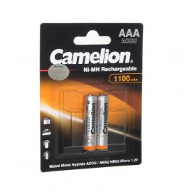 باتری نیم قلمی شارژی Camelion مدل 1100mAh (کارتی 2 تایی)