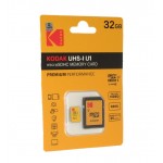 رم موبایل KODAK مدل 32GB MicroSD U1 85MB/S 580X خشاب دار