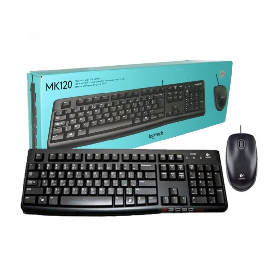 کیبورد و موس Logitech مدل MK120