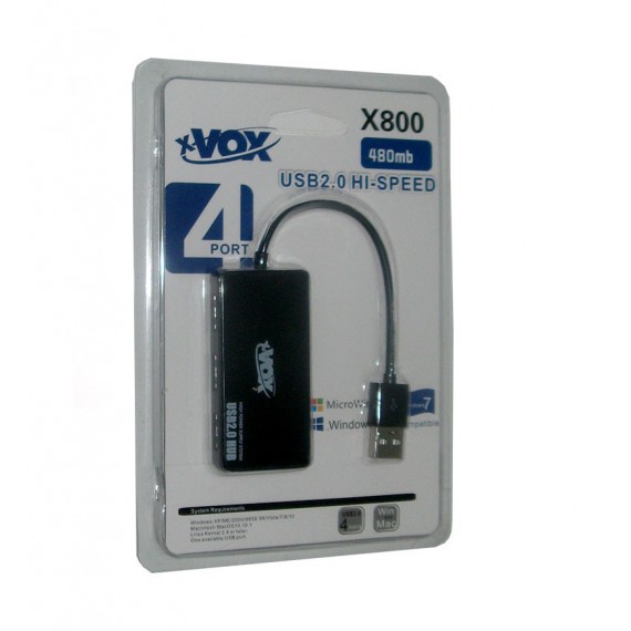 هاب 4 پورت xVOX مدل X800