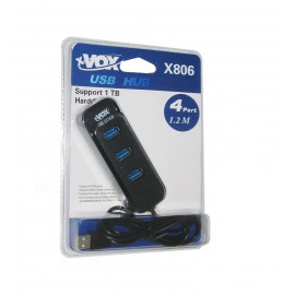 هاب 4 پورت xVOX مدل X806
