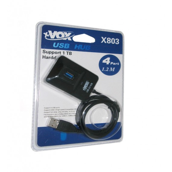 هاب 4 پورت xVOX مدل X803