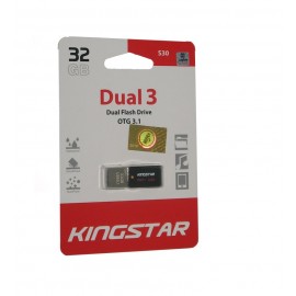 فلش کینگ استار (KingStar) مدل 32GB S30 Dual3 OTG 3.1