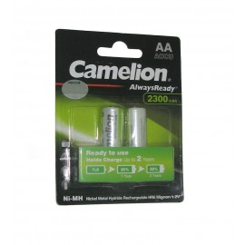 باتری قلمی شارژی کملیون (Camelion) مدل AlwaysReady 2300mAh (کارتی 2 تایی)