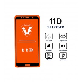 محافظ گلس صفحه نمایش 11D مناسب برای گوشی Y6prime 2018 بدون پک