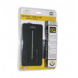 هاب 10 پورت Venous USB مدل PV-HR198