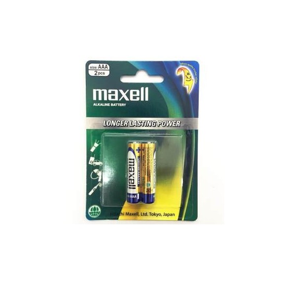 باتری Alkaline نیم قلمی مکسل (Maxell) مدل LR03 (GD) 2B AAA/1.5V