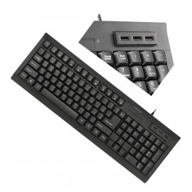 کیبورد هاب دار GREEN مدل GK402 USB HUB Backlight