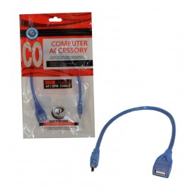 کابل Mini USB OTG (5pin) XP مدل AF/5PIN