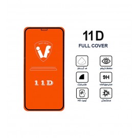 محافظ گلس صفحه نمایش 11D مناسب برای گوشی iphone X بدون پک