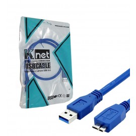 کابل هارد اکسترنال USB 3.0 طول 1 متر Knet مدل K-OC901
