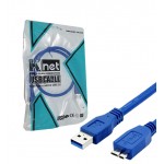 کابل هارد اکسترنال USB 3.0 طول 1 متر Knet مدل K-OC901