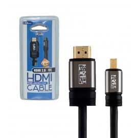 کابل تبدیل HDMI 2.0 4K به Micro HDMI طول 1.8 متر KNET Plus