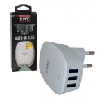 شارژر دیواری 3 پورت USB 3.1 EMY مدل MY-A229