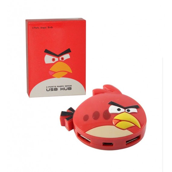 هاب 4 پورت USB طرح Angry Birds