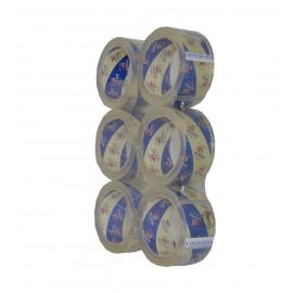 چسب نواری ABTIN عرض 5 سانت،90یاردی بسته 6 عددی