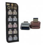 تبدیل Type-c OTG به USB 3.0 فلزی Remax بسته 10 تایی