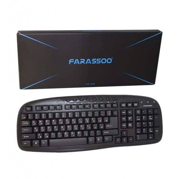 کیبورد مولتی مدیا Farassoo مدل FCR-6990