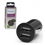 شارژر فندکی 2 پورت PHILIPS مدل DLP2554