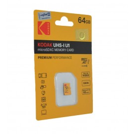 رم موبایل KODAK مدل 64GB MicroSD U1 85MB/S 580X