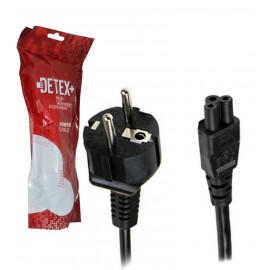 کابل برق لپ تاپ ضخیم 3x1mm طول 1.5 متر Detex+