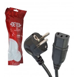 کابل برق کامپیوتر ضخیم 3x1mm طول 1.5 متر Detex+