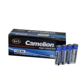 بسته 10 تایی باتری قلمی Camelion شیرینگ 4 تایی