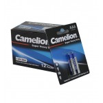 بسته 12 تایی باتری نیم قلمی Camelion مدل Super Heavy Duty (کارتی 2 تایی)