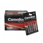 بسته 12 تایی باتری قلمی Camelion مدل Plus Alkaline (کارتی 4 تایی)
