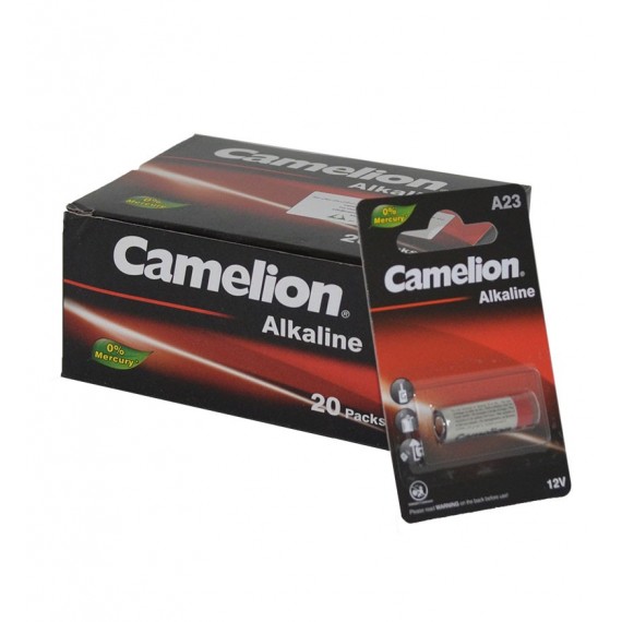 بسته 20 تایی باتری ریموت کنترل A23 آمپر Camelion Plus Alkaline