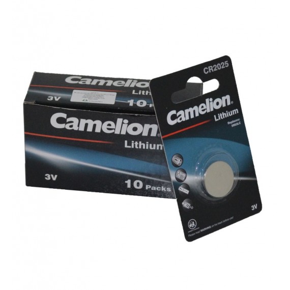 بسته 10 تایی باتری سکه ای Camelion مدل CR2025