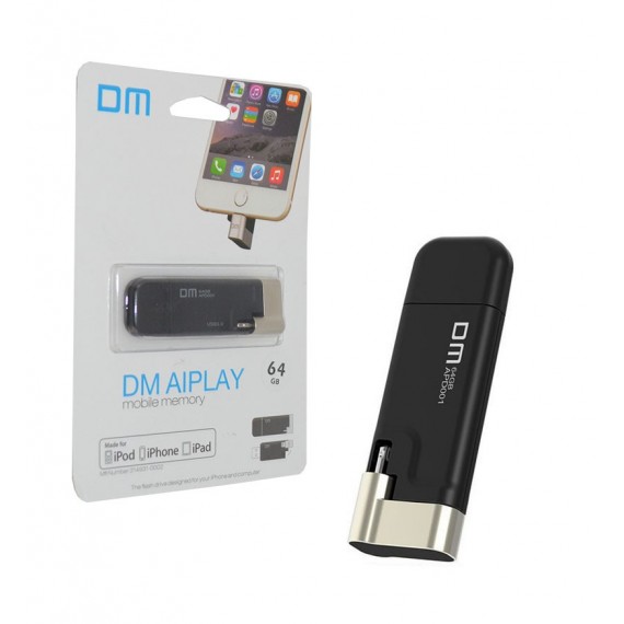 فلش Lighting DM OTG آیفون به 64GB Aiplay Apd001 USB 3.0