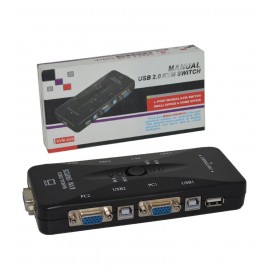 KVM سوئیچ 4 پورت VGA مدل KVM-4UK