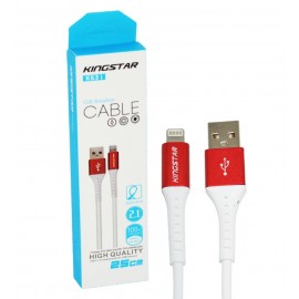 کابل آیفون (lightning) طول 25 سانت KingStar مدل K63 i