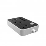 رابط برق 3 خانه سوکت سه پایه + 6 پورت USB