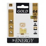 فلش X-Energy مدل 64GB Gold USB 3.0