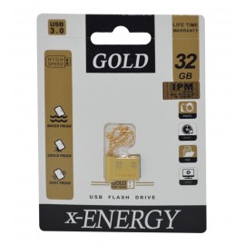 فلش X-Energy مدل 32GB Gold USB 3.0