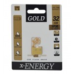 فلش X-Energy مدل 32GB Gold USB 3.0