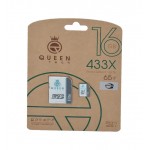رم موبایل QueenTech 16GB MicroCD Elite 433X 65MB/S خشاب دار