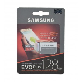 رم موبایل Samsung مدل 128GB MicroSDXC U3 Evo Plus خشاب دار