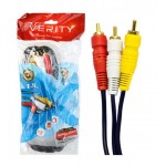 کابل 3 به 3 صدا و تصویر (RCA) Verity طول 1.8 متر