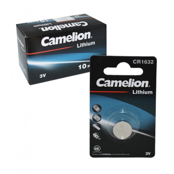 بسته 10 تایی باتری سکه ای Camelion مدل CR1632